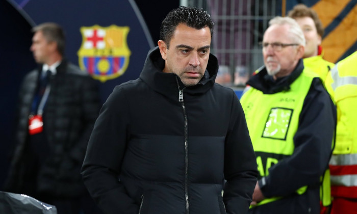 07.11.2023, xtgx, Fussball, UEFA Champions League, Schachtar Donezk - FC Barcelona, Barca emspor, v.l. Xavi Hernandez (B