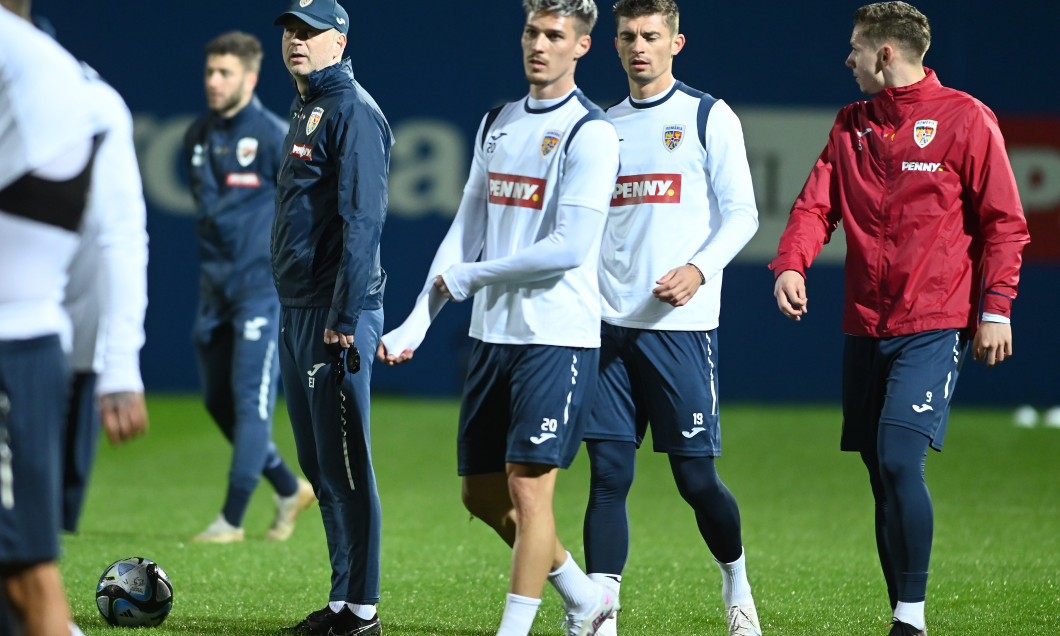 FOTBAL:ANTRENAMENT OFICIAL ROMANIA INAINTEA MECIULUI IMPOTRIVA BELARUS (27.03.2023)