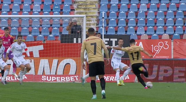 FC Botoșani - FC Voluntari 0-1, ACUM, pe Digi Sport 1. Ilfovenii deschid scorul, după o execuție superbă