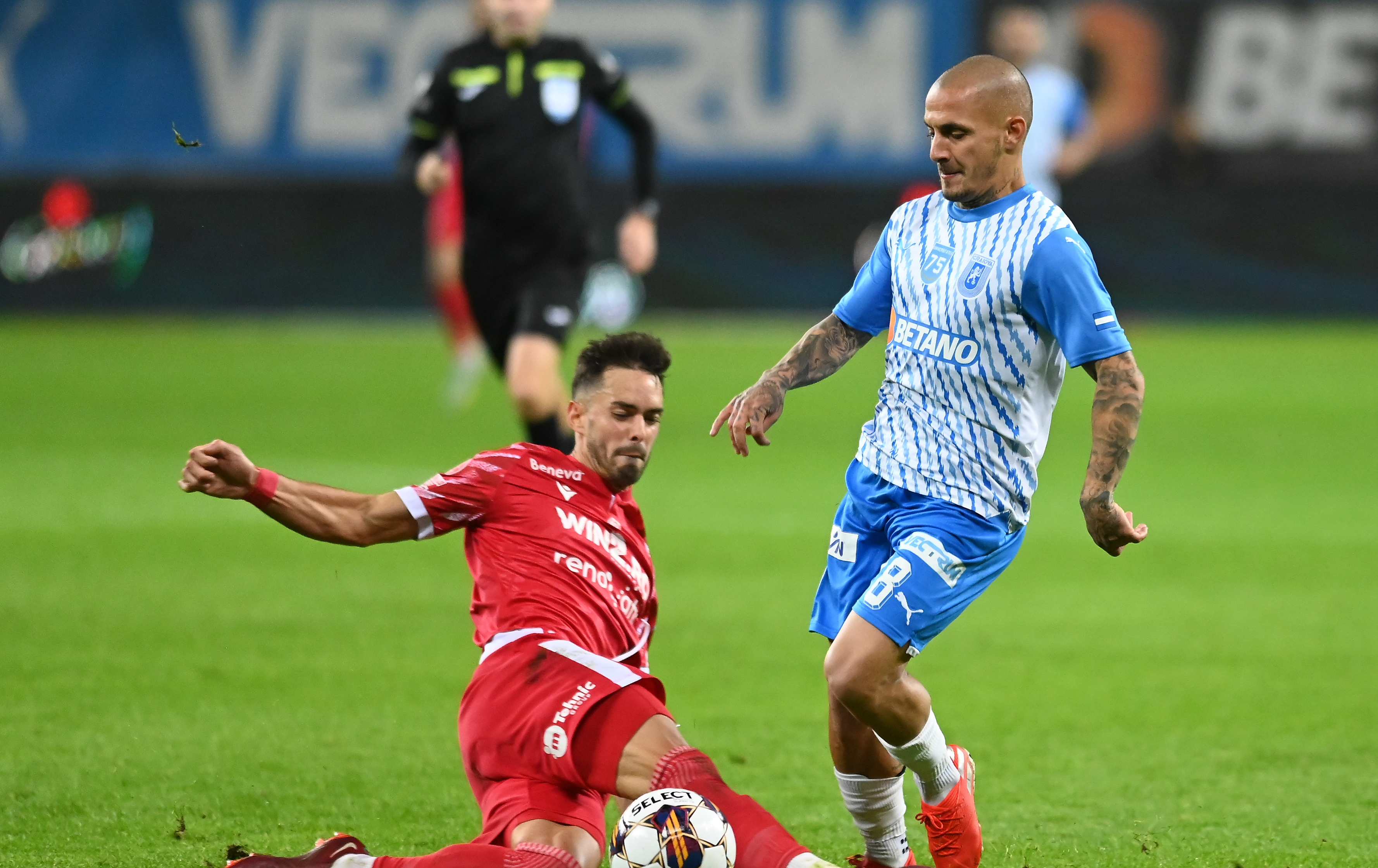 Universitatea Craiova - Dinamo 1-0. Ivaylo Petev obține victoria la debutul său pe banca oltenilor