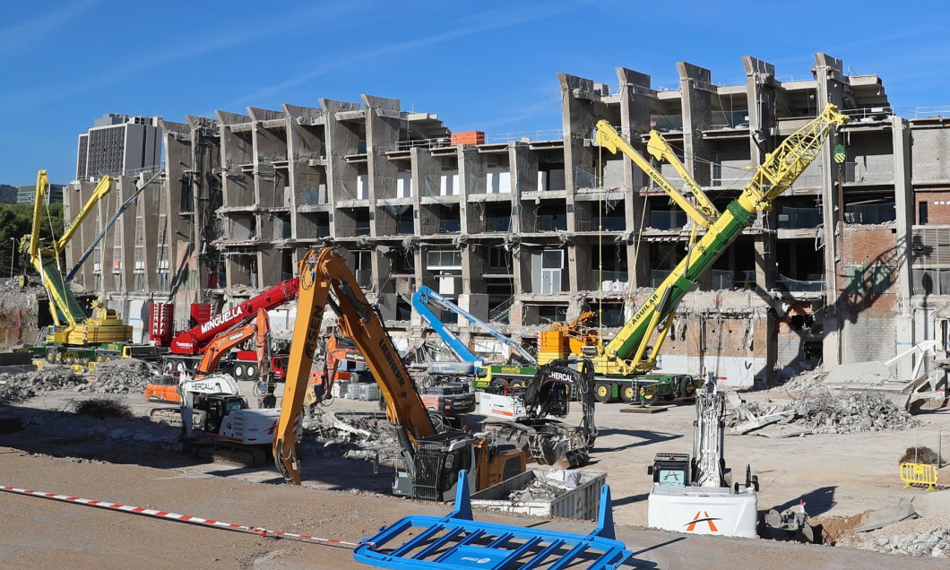 The Camp Nou works are further advanced than expected, Barcelona, Spain - 25 Sep 2023