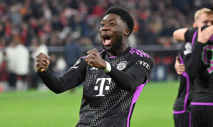 Alphonso DAVIES (Bayern Muenchen), Jubel,Freude,Begeisterung, Aktion,Einzelbild,angeschnittenes Einzelmotiv,Halbfigur,ha