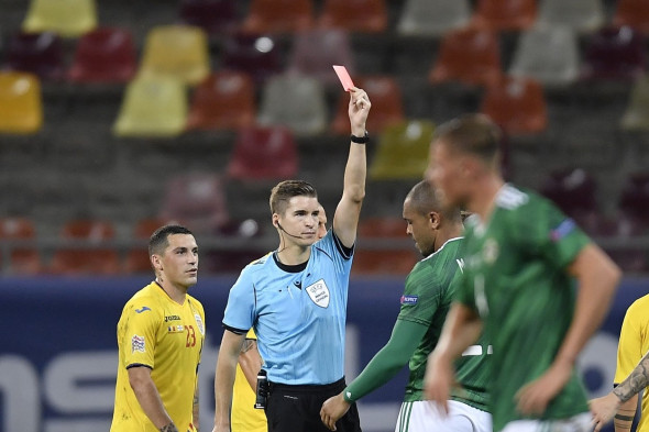 BUCHAREST: Romania v Northern Ireland - UEFA Nations League B