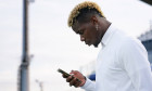 Empoli FC v SS Juventus FC - Serie A TIM Paul Pogba of Juventus FC looks on the phone during the Serie A Tim match betwe