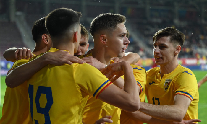 FOTBAL:ROMANIA U21-ALBANIA U21, PRELIMINARIILE EURO 2025 (17.11.2023)