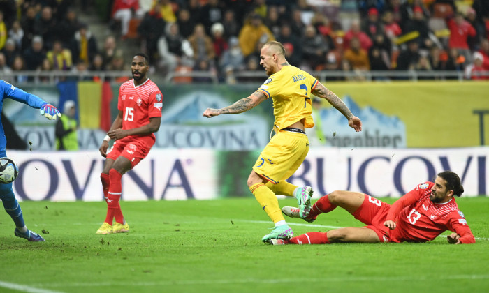 FOTBAL:ROMANIA-ELVETIA, PRELIMINARIILE C.E 2024 (21.11.2023)