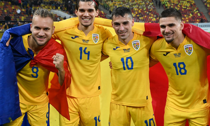 FOTBAL:ROMANIA-ELVETIA, PRELIMINARIILE C.E 2024 (21.11.2023)