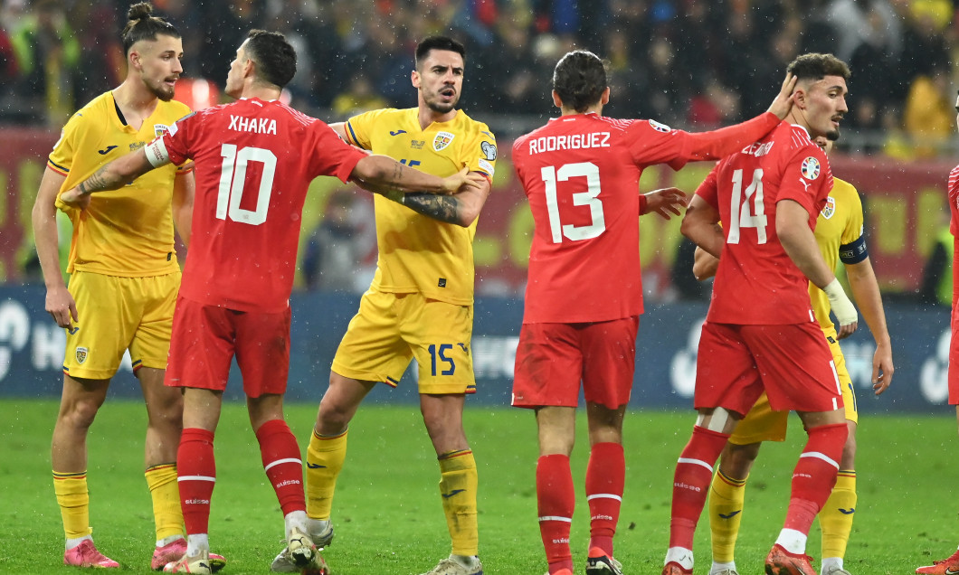 FOTBAL:ROMANIA-ELVETIA, PRELIMINARIILE C.E 2024 (21.11.2023)