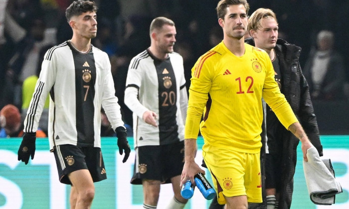 Fussball, Herren, Saison 2023/2024, Länderspiel in Berlin, Deutschland - Türkei, v. l. Torwart Kevin Trapp (Deutschland)