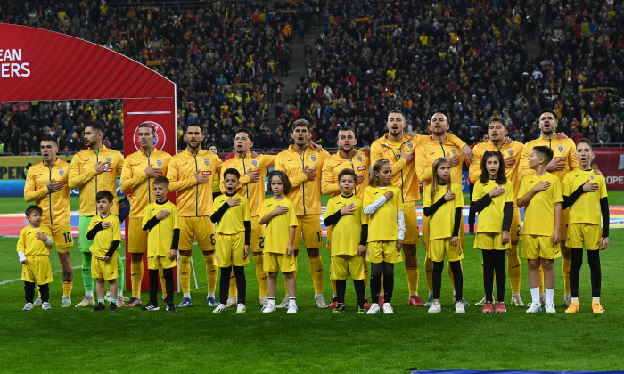 FOTBAL:ROMANIA-ELVETIA, PRELIMINARIILE C.E 2024 (21.11.2023)