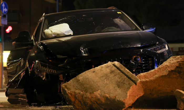 Mario Balotelli accident in via Orzinuovi