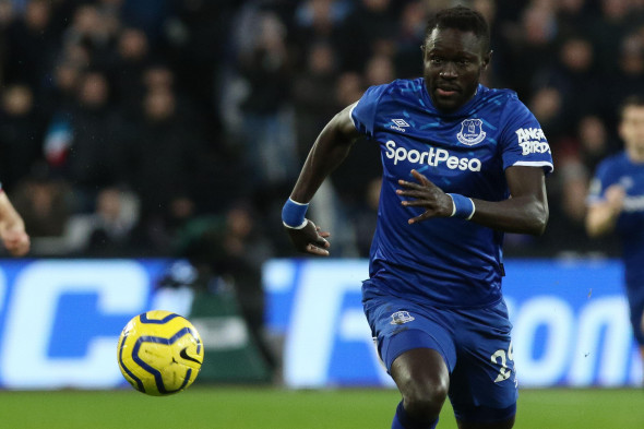 LONDON, ENGLAND - JANUARY 18TH Oumar Niasse of Everton in action during the Premier League match between West Ham United and Everton at the London Stadium, Stratford on Saturday 18th January 2020. (Credit: Jacques Feeney | MI News) Photograph may only be