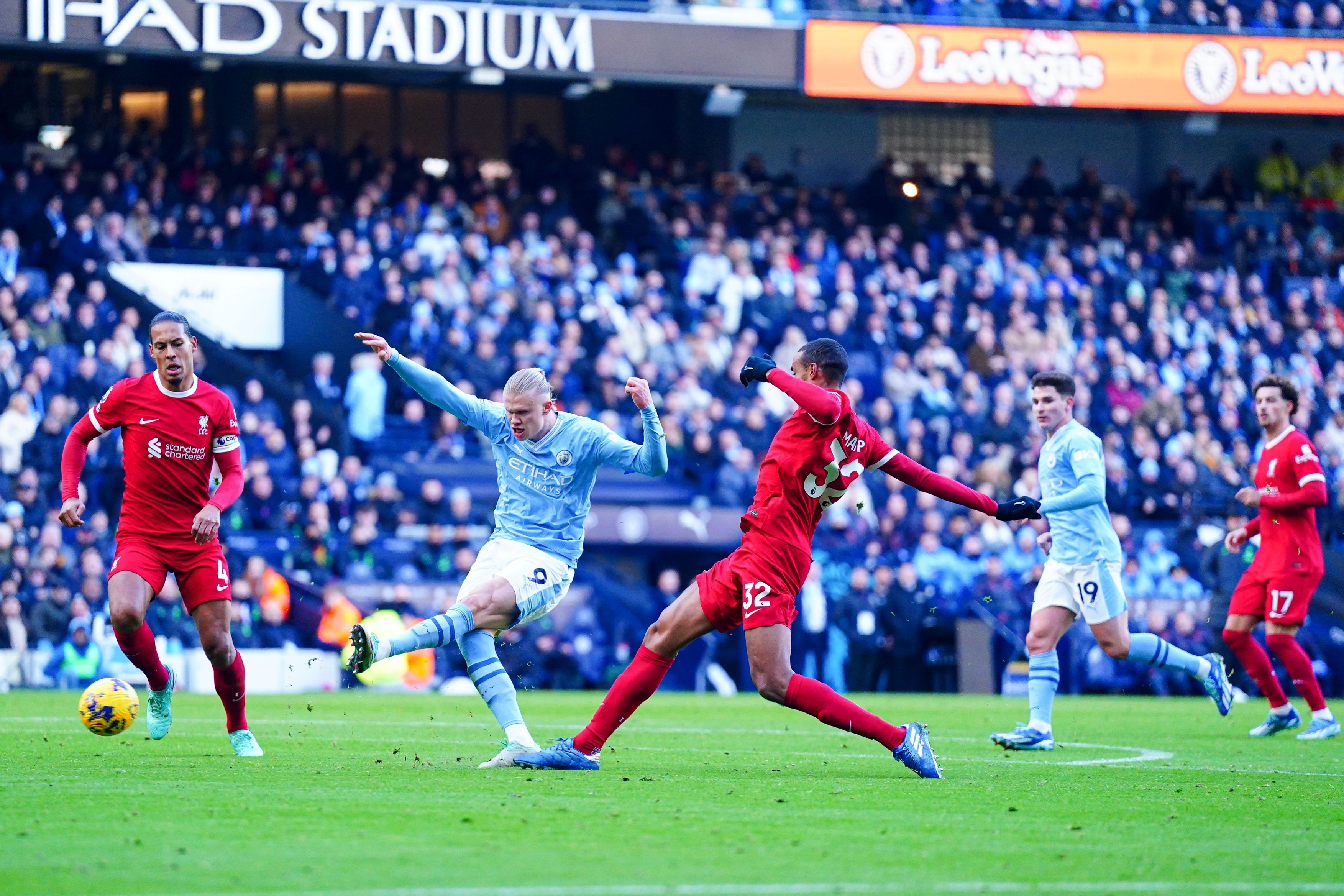 Man. City - Liverpool 2-0, ACUM, pe Digi Sport 1. Duel pentru prima poziție din clasament. Haaland deschide scorul