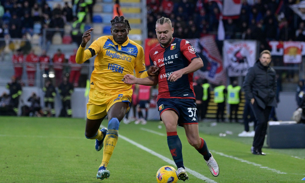 Frosinone vs Genoa - Serie A TIM 2023/2024, Benito Stirpe Stadium, Italy - 26 Nov 2023