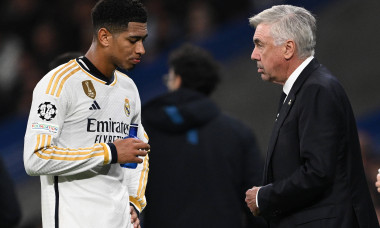 Mg Madrid 29/11/2023 - Champions League / Real Madrid-Napoli / foto Matteo Gribaudi/Image nella foto: Carlo Ancelotti-Ju