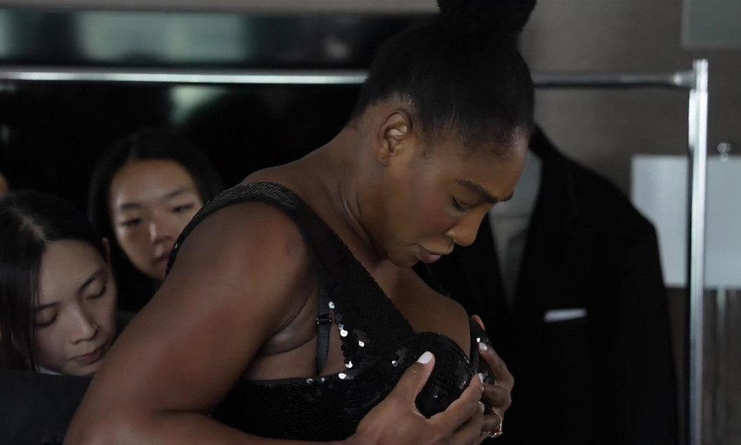 Tennis legend Serena Williams gets ready for her first red carpet event since giving birth