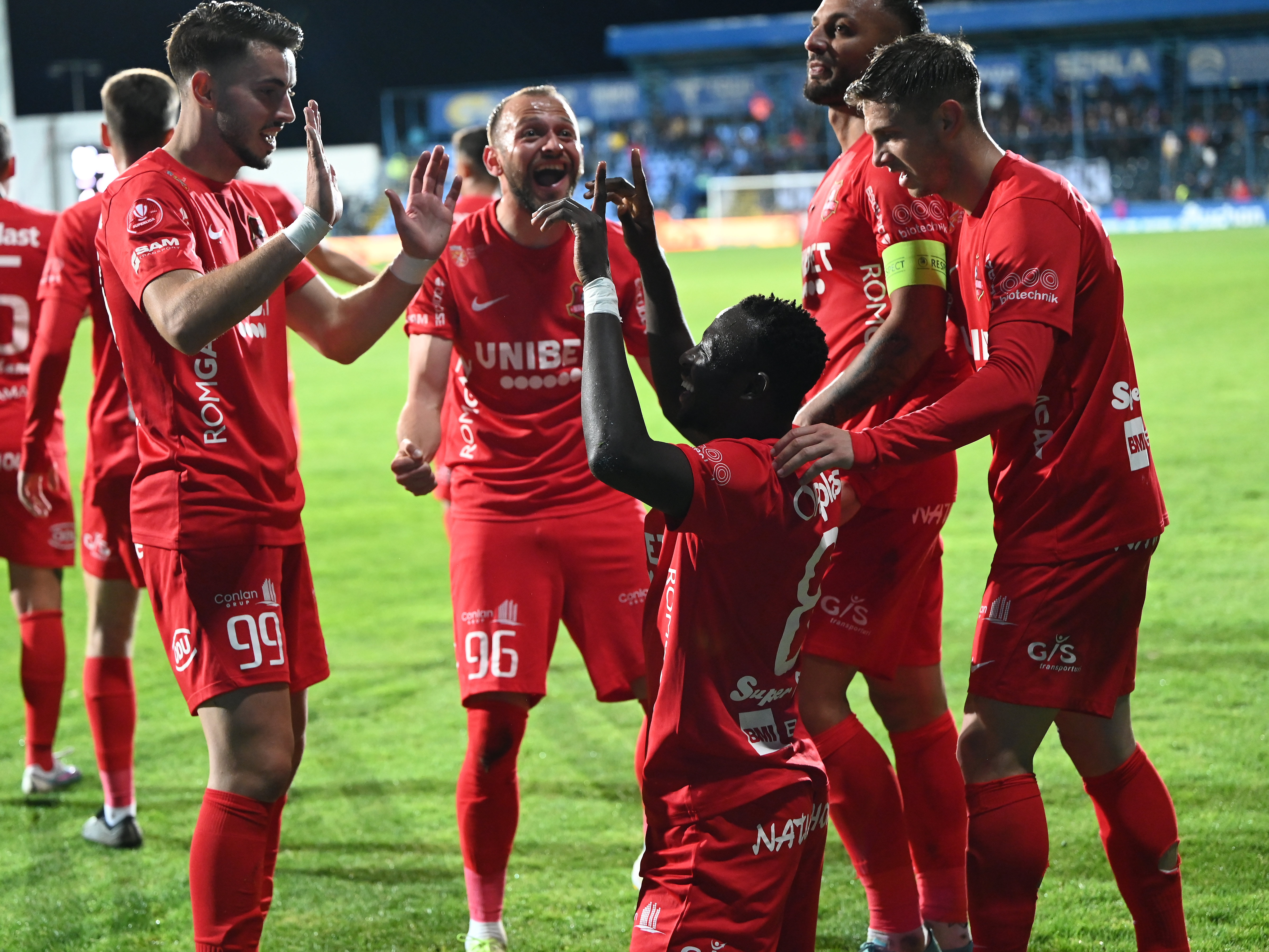 Chindia Târgoviște - FC Hermannstadt 0-1. Sibienii au marcat în minutul 90+6 și s-au calificat în sferturile Cupei României
