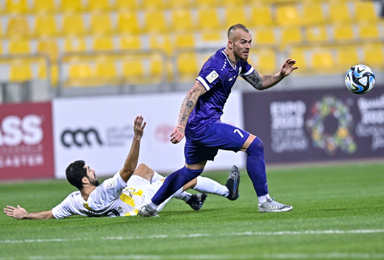 Denis Alibec a înscris al treilea gol în Qatar, dar Muaither a pierdut victoria în prelungiri