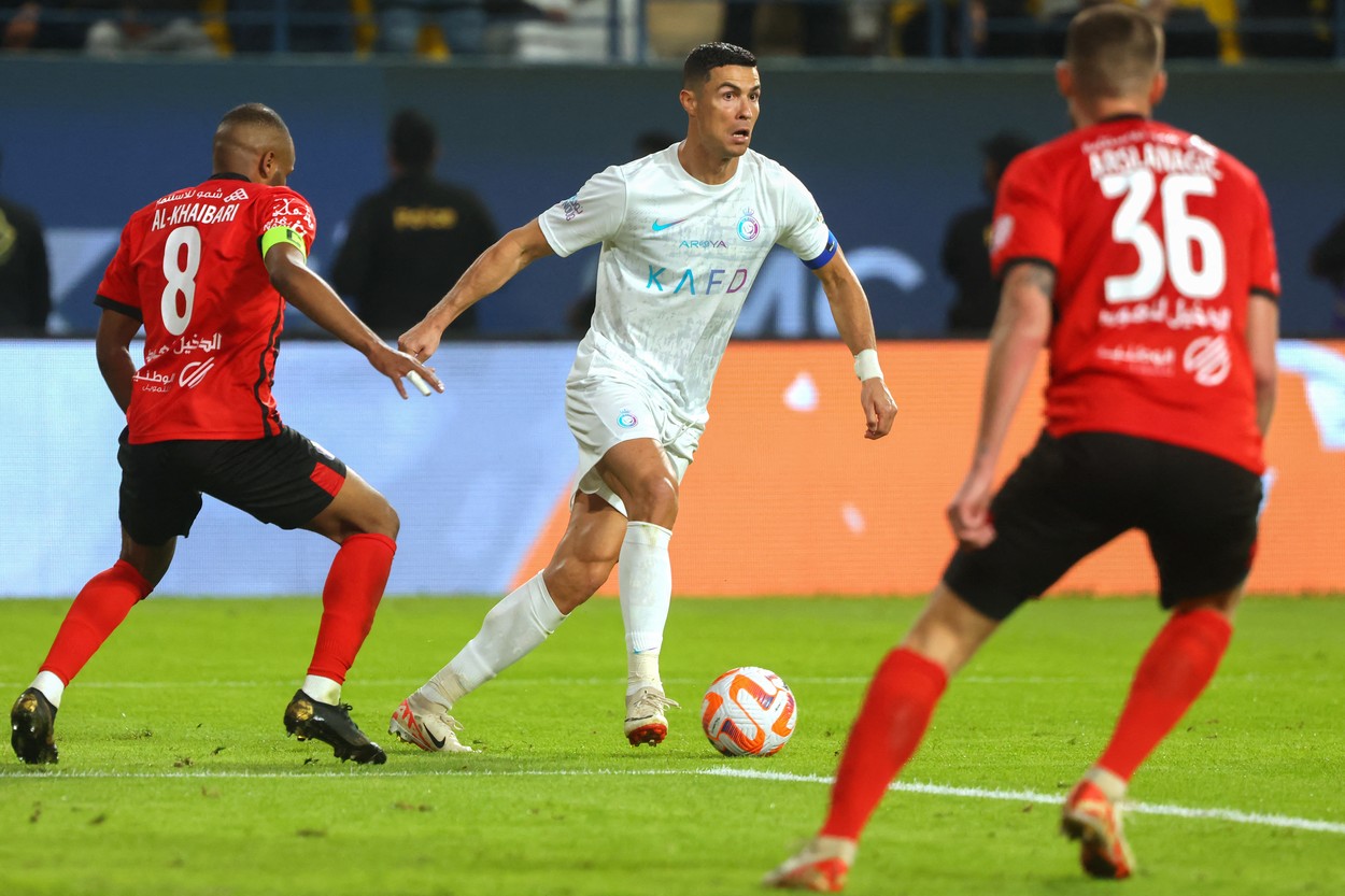 Cristiano Ronaldo, gol și assist în meciul cu numărul 1.200. Echipa lui Alin Toșca a pierdut meciul cu Al-Nassr