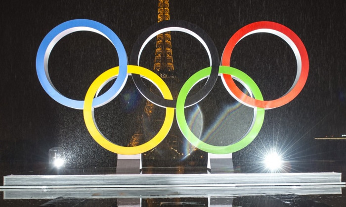 Olympic rings unveiling