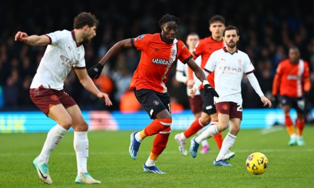 Luton Town v Manchester City, Premier League, Football, Kenilworth Road, Luton, UK - 10 Dec 2023