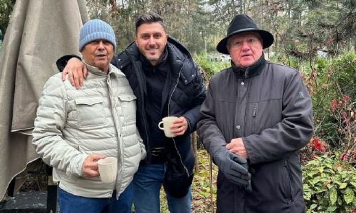 Mircea Lucescu, Ciprian Marica și Dumitru DRagomir / Foto: Instagram-@ciprianmaricaoficial