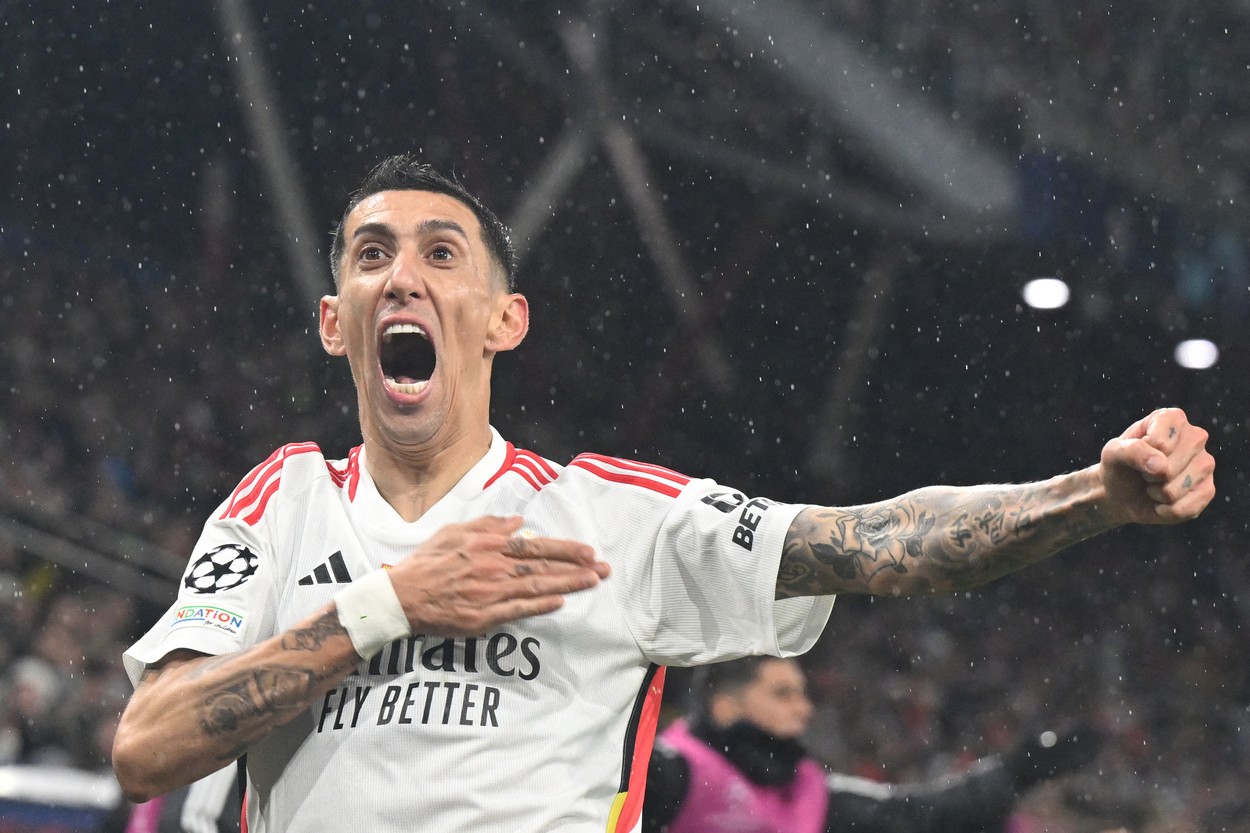 Ce ”bijuterie”! Angel Di Maria a înscris direct din corner în meciul cu Salzburg din Champions League