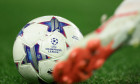 The ball with the champions league logo during the Uefa champions league match between SSC Napoli vs Braga at the Diego