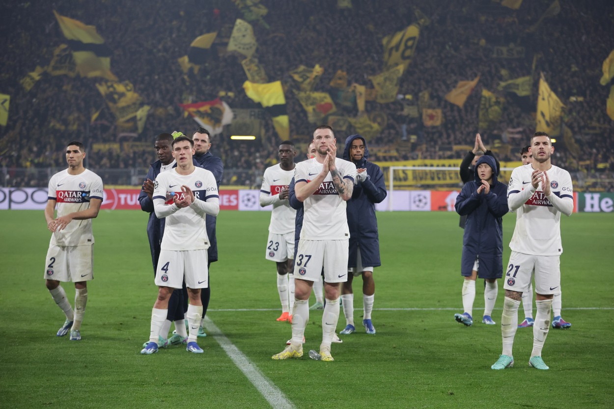 PSG are un singur motiv de bucurie, după ce a încheiat pe locul doi în grupa de Champions League