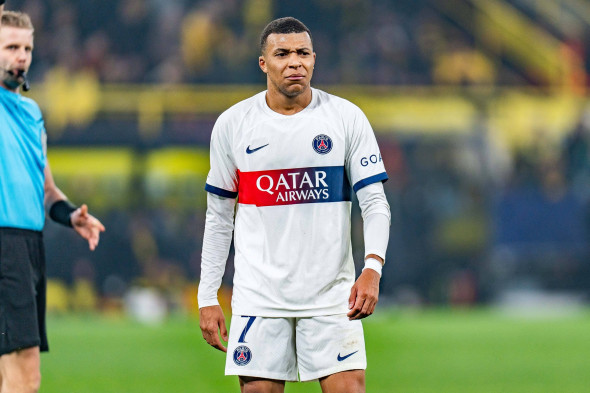 Kylian Mbappe (Paris Saint-Germain, 7) Borussia Dortmund vs. Paris Saint-Germain, Fussball, UEFA Champions League, 6. Sp