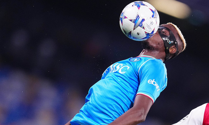 UEFA Champions League football match - SSC Napoli vs SC Braga, SSC Napoli Victor Osimhen during the Uefa champions leagu