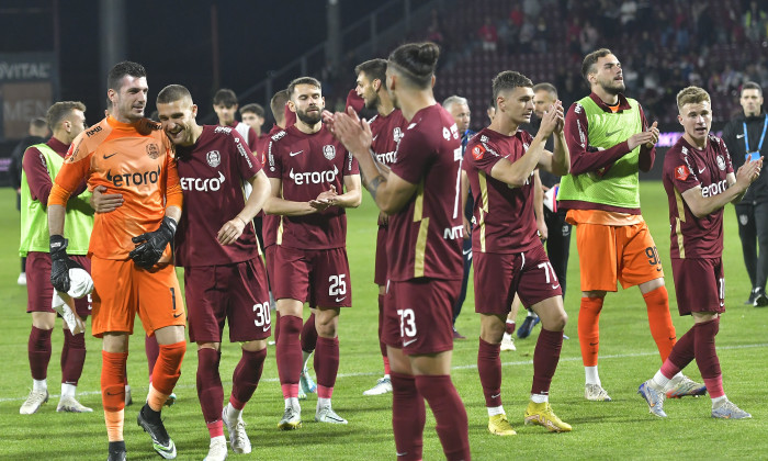 FOTBAL:CFR CLUJ-FC U CRAIOVA, BARAJ UEFA CONFERENCE LEAGUE SUPERLIGA SUPERBET (1.06.2023)