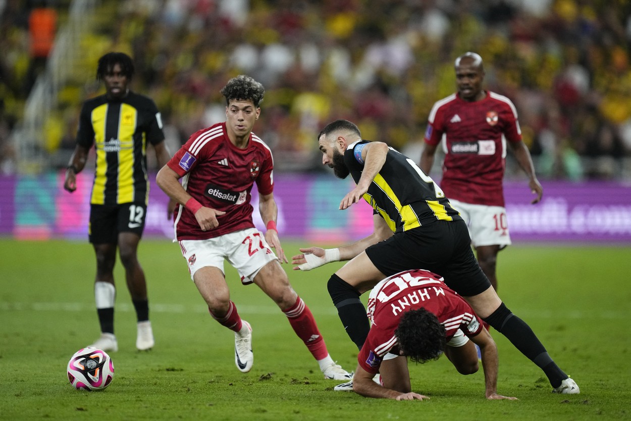 Karim Benzema, înger și demon pentru Al-Ittihad. Francezul a fost eliminat de la Campionatul Mondial al Cluburilor