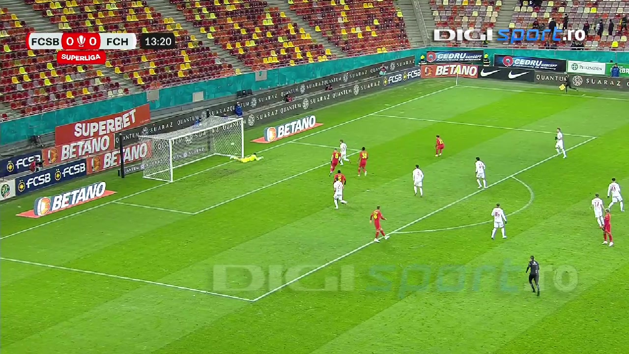 FCSB - FC Hermannstadt 3-0  „Roș-albaștrii” se distanțează la opt