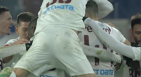 Sepsi - CFR Cluj 0-1, Digi Sport 1. Oaspeții deschid scorul în minutul 32. Au avut și un gol anulat