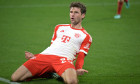 Thomas MUELLER (MÜLLER,Bayern Muenchen), Jubel,Freude,Begeisterung, Aktion,Einzelaktion,Einzelbild,Freisteller, Ganzkoer