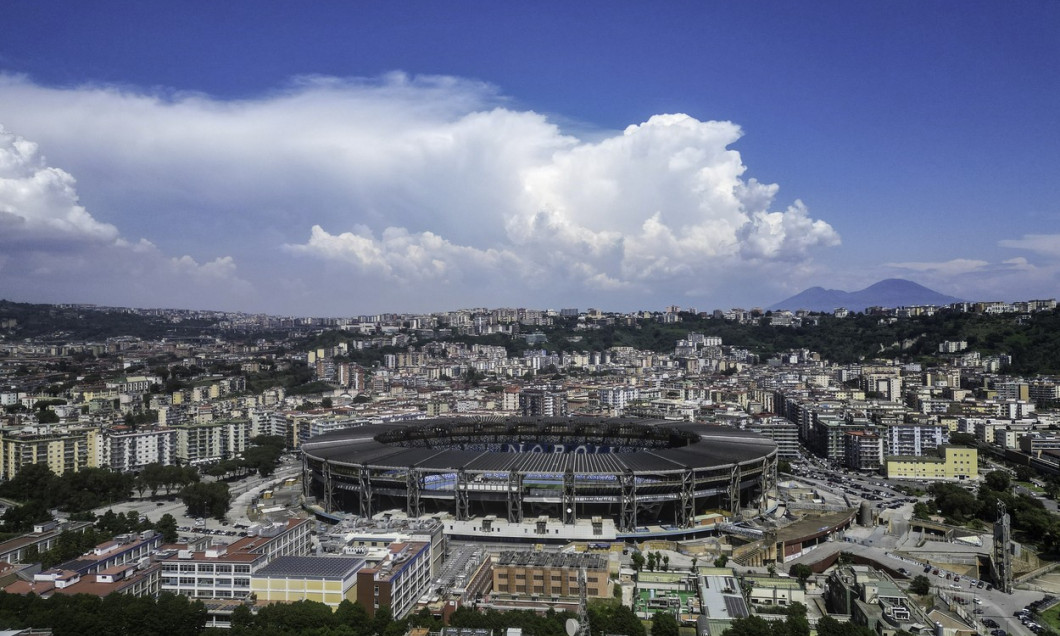 Panoramas of Naples seen from the Drone