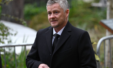 Sir Bobby Charlton funeral Ole Gunnar Solskjaer attending the funeral of Sir Bobby Charlton, Manchester Cathedral. Credi