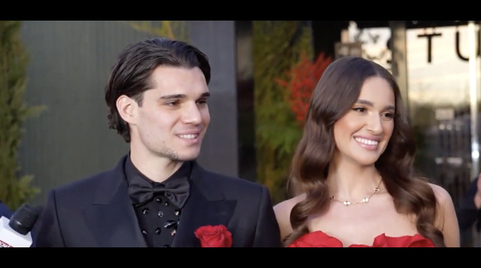 Ianis Hagi și Elena Tănase / Foto: Captură Youtube@iamsport