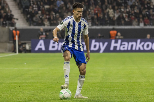 Conference League: Eintracht Frankfurt - HJK Helsinki, Deutsche Bank Park, Frankfurt, 26.10.2023 Pyry Soiri (HJK Helsink