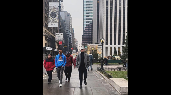 Adrian Mititelu Jr., la New York / Foto: Instagram @adrian_mititelu_junior