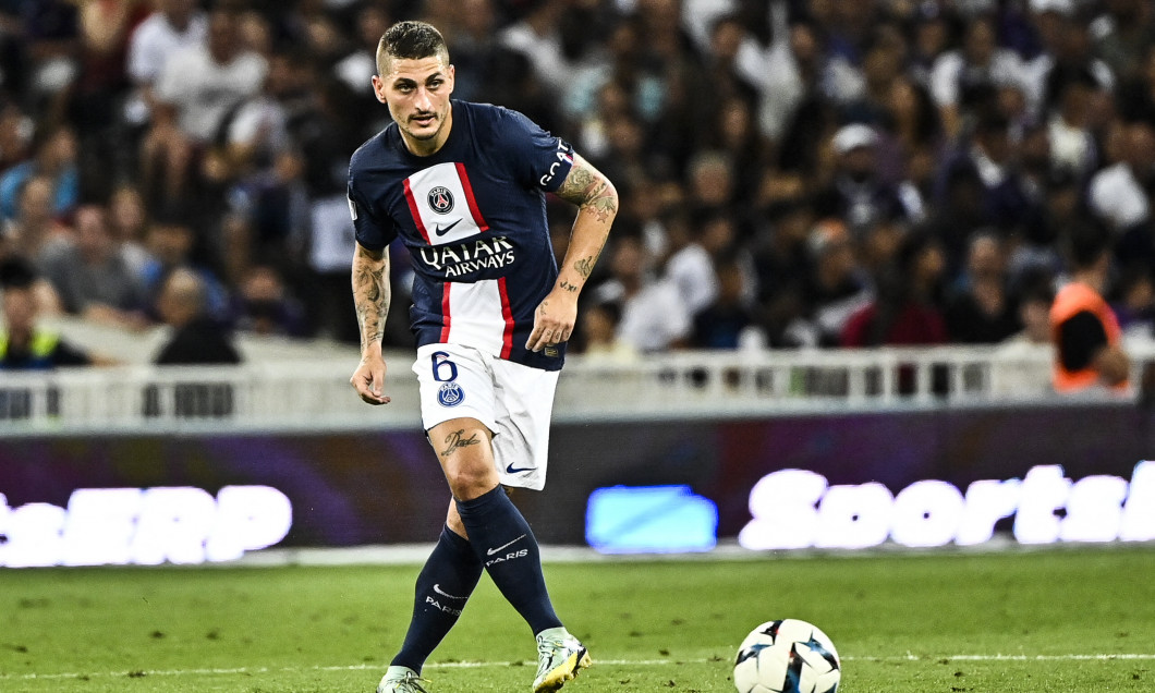 Match de football en ligue 1 Uber Eats entre Toulouse et le PSG (0-3) à Toulouse