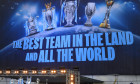 Premier League Manchester City v Sheffield United City display their five trophies ahead of the Premier League match Man