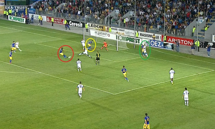 faza offside controversa