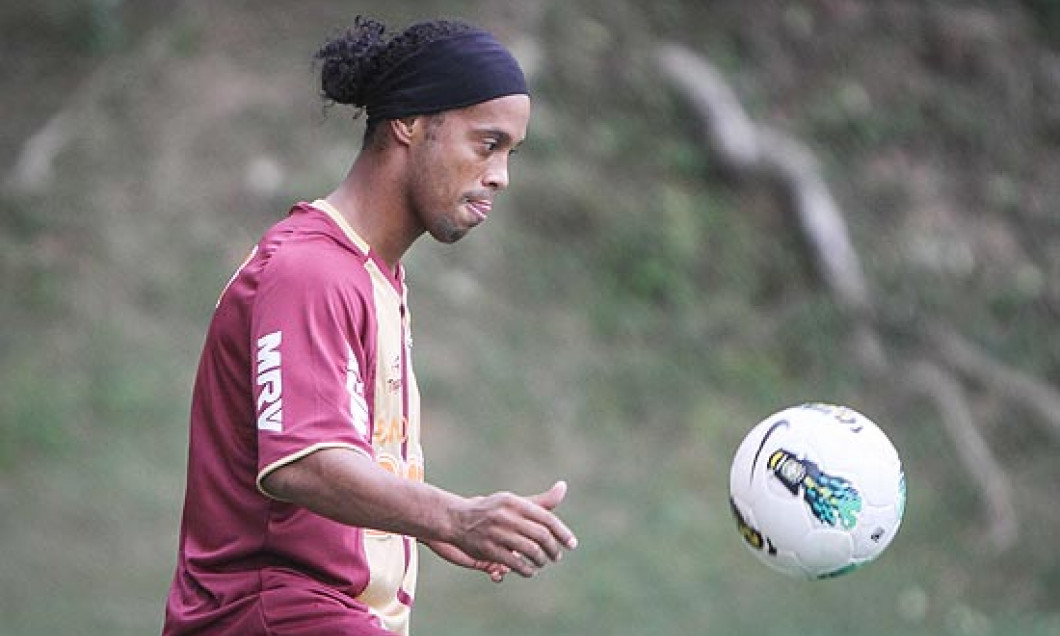 ronaldinho antrenament