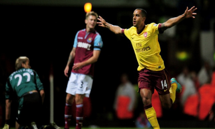 walcott arsenal west ham