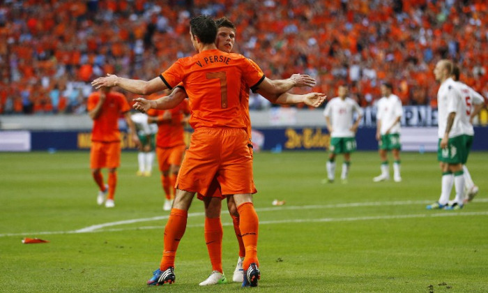 huntelaar van persie