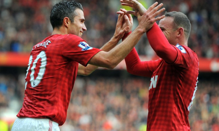 rooney van persie manchester