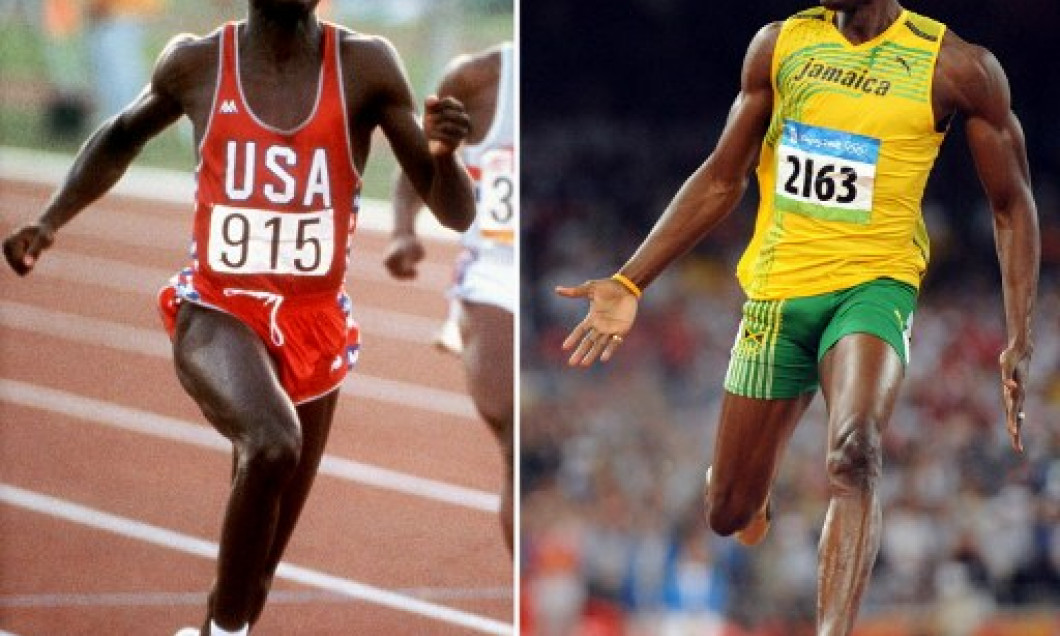 usain bolt carl lewis