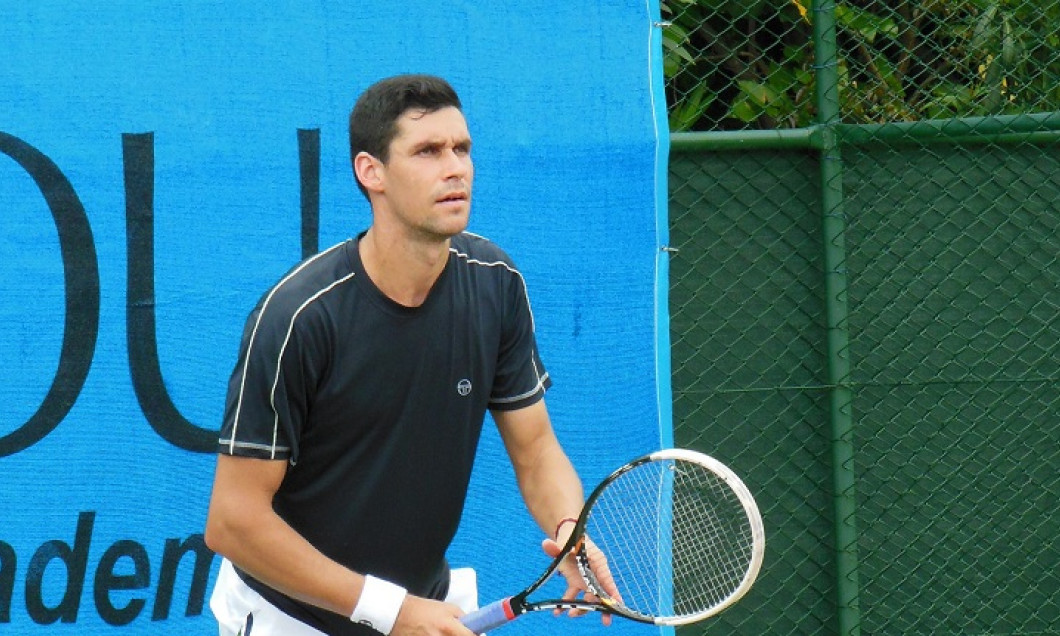 Victor Hanescu in cantonament in insula Mauritius